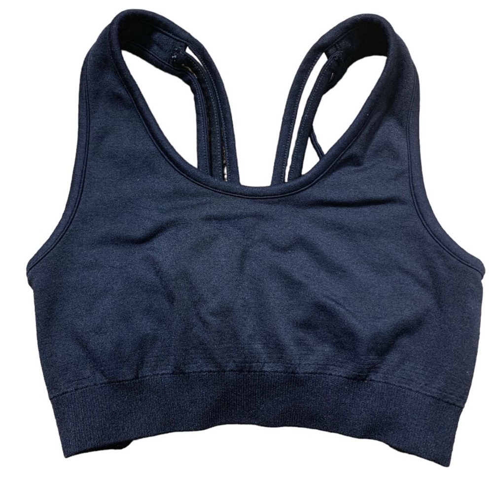 YOGALICIOUS Black Strappy Caged Ring Back Athleisure Sports Bra Small